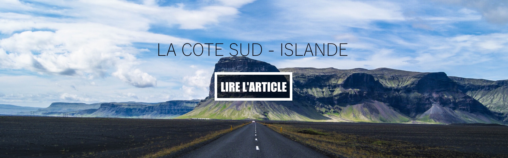 Article cote sud Islande voyage