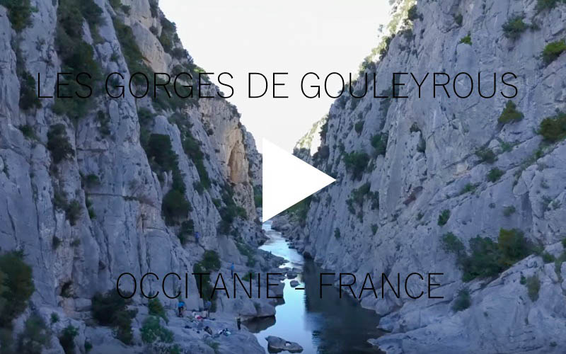 Video Gorges de Gouleyrous Occitanie France drone